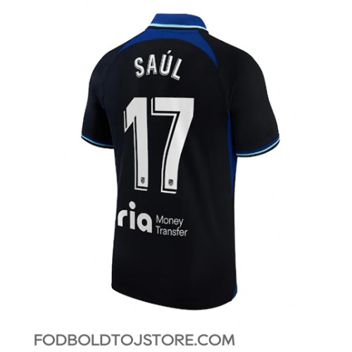 Atletico Madrid Saul Niguez #17 Udebanetrøje 2022-23 Kortærmet
